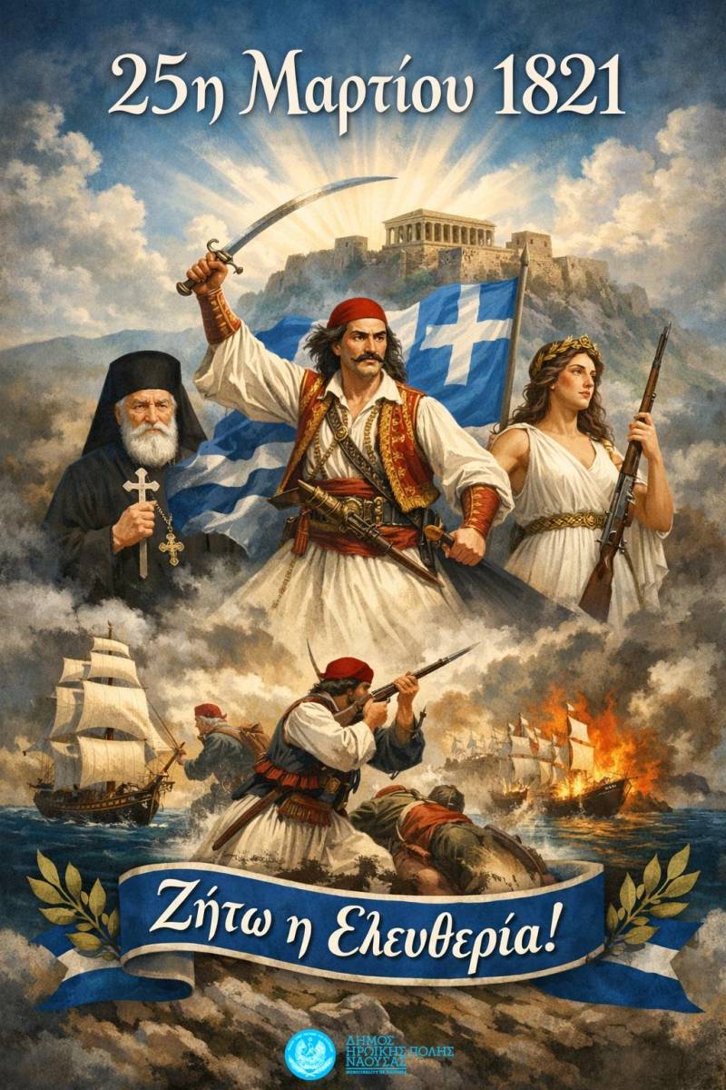 Πώς θα εορταστεί η 25η Μαρτίου στον δήμο Νάουσας