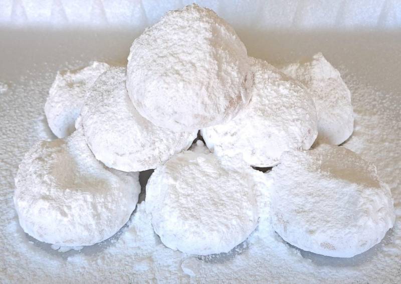 make pastry kourabie